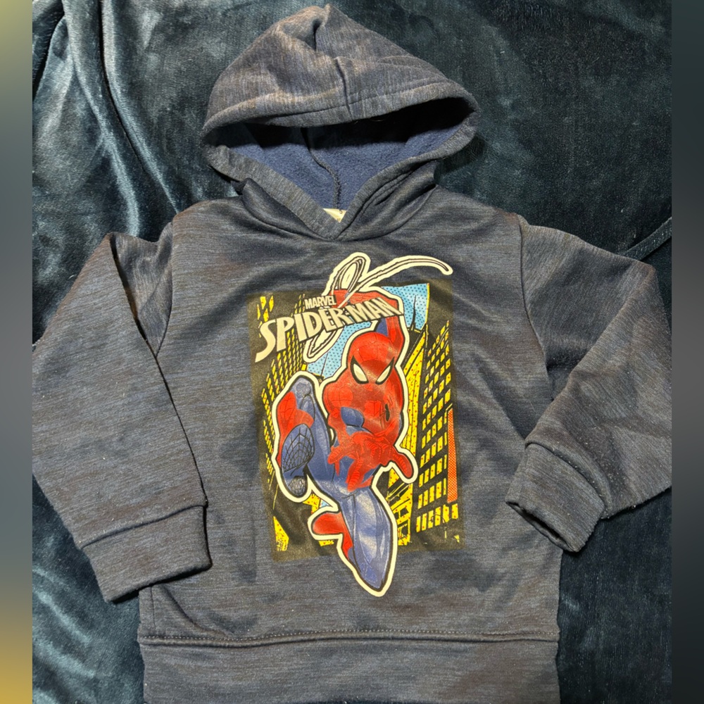 Marvel Spider-Man Kids Hoodie - Dark Blue and Red
